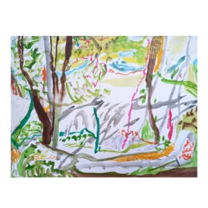 Forest II_ drawing on paper_41 x 48 cm framed Forest II