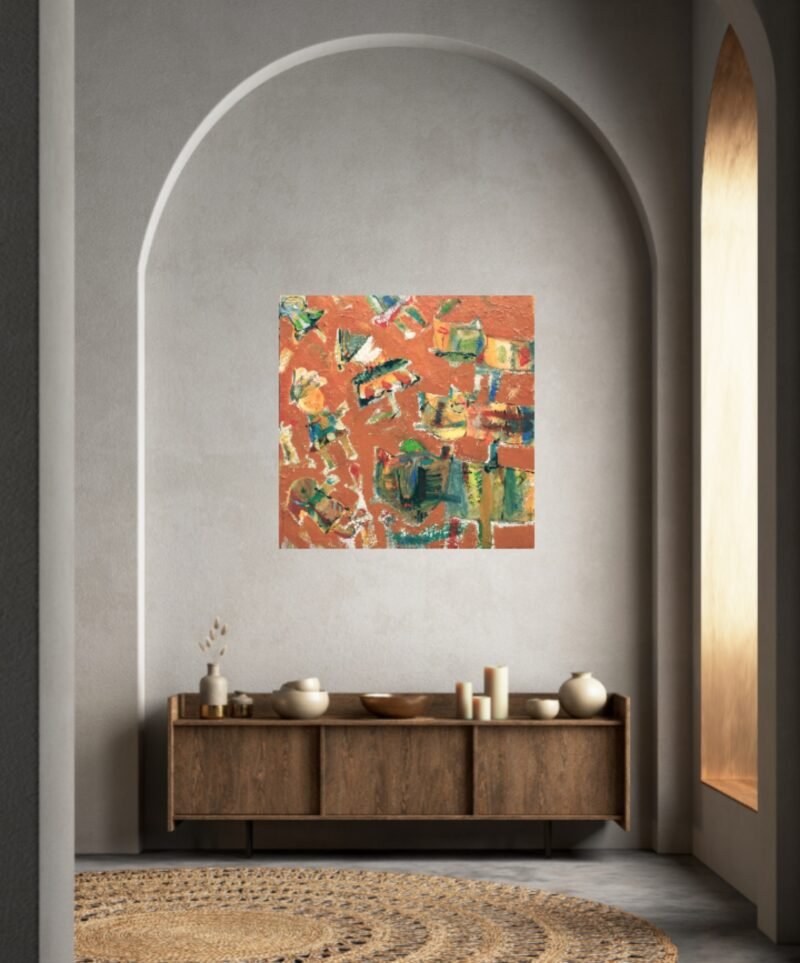 A Pyramid with Cats by Vaidas Zvirblis