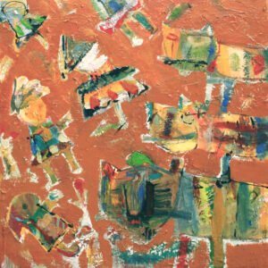 A Pyramid with Cats by Vaidas Zvirblis