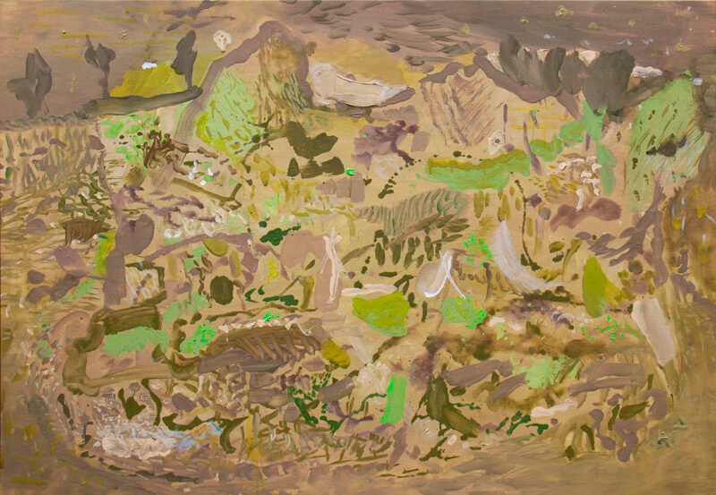 Brigita Lastauskaite_Fossils of Time_123 x 178 cm_acrylic on canvas_sm Fossils of Time