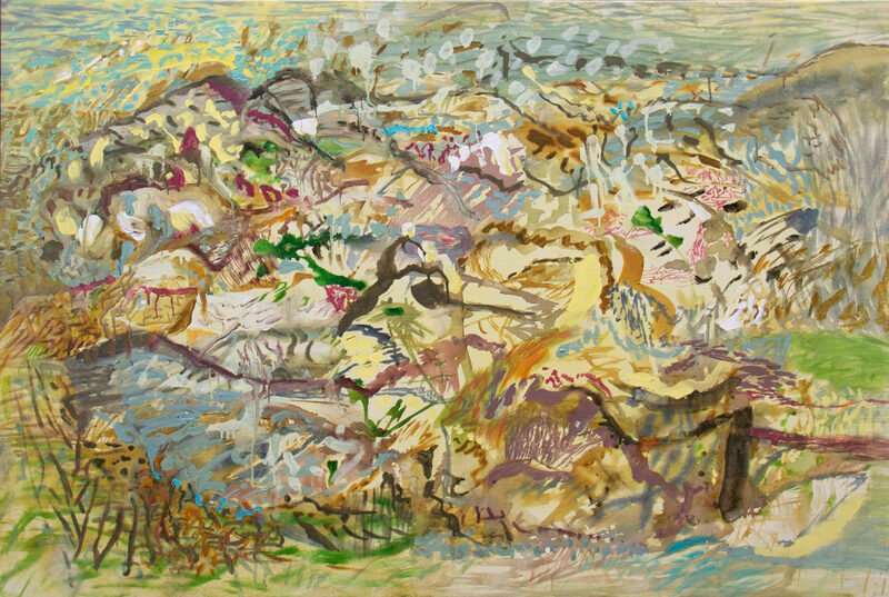 Lastauskaite_Brigita_The Mountains never sleep I_123 x 178 cm Mountains Never sleep_Queenstown_Tasmania