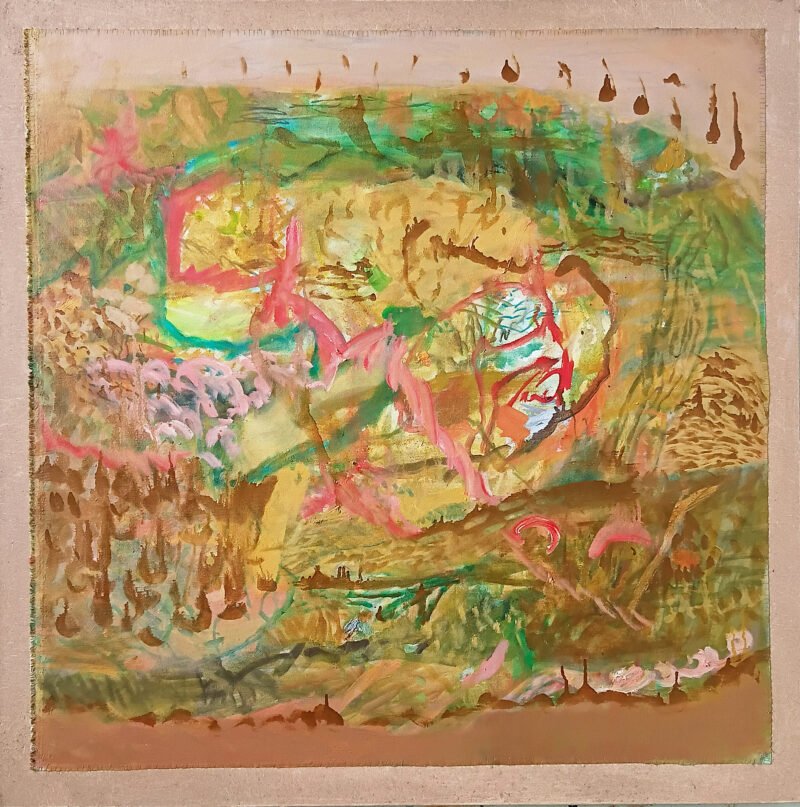 Brigita_Lastauskaite_101 x 101 cm__The mountains never sleeps_VII Mauntains never sleep VII
